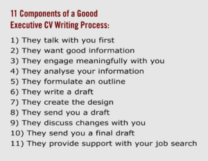 11 Components of a Good Executive CV Writing Service Process