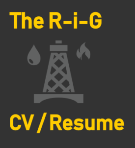 The R-i-G CV or Resume