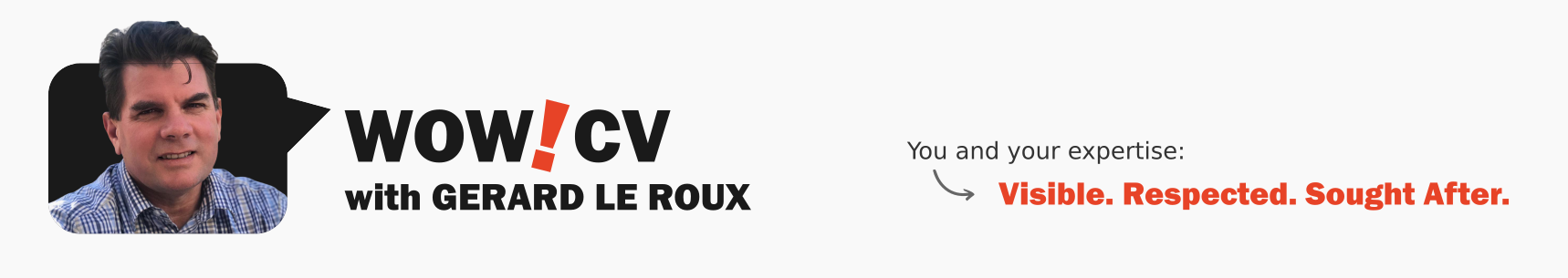 WOW!CV | CV Writing by Gerard le Roux